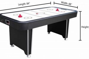 Guide: Air Hockey Table Size Matters! [Dimensions] | Your Ultimate Source for Hockey Updates, Training Guides, and Equipment Recommendations
