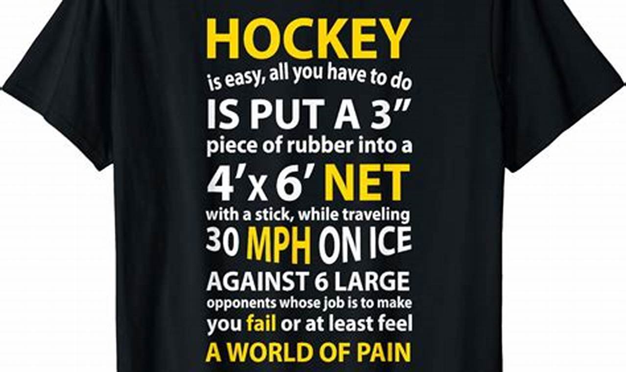 Score Big Laughs: Funny Hockey Shirts & More! Your Ultimate Source for Hockey Updates, Training Guides, and Equipment Recommendations Score Big Laughs: Funny Hockey Shirts & More! | Your Ultimate Source for Hockey Updates, Training Guides, and Equipment Recommendations