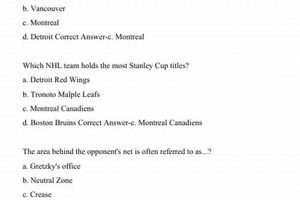 Test Your Knowledge! Hockey Trivia Questions & Answers Quiz | Your Ultimate Source for Hockey Updates, Training Guides, and Equipment Recommendations