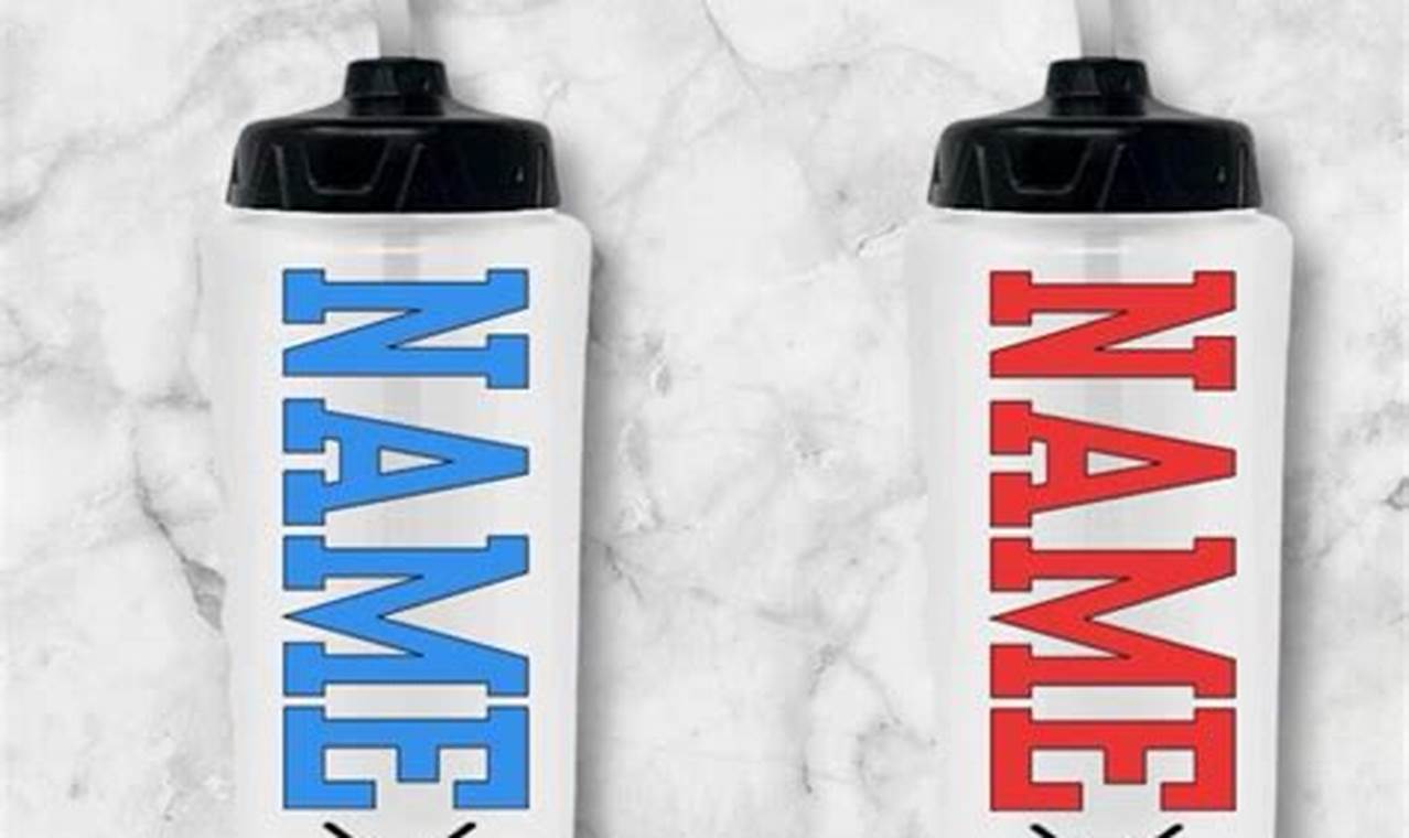 Cool Custom Personalized Hockey Water Bottles for Teams! | Your Ultimate Source for Hockey Updates, Training Guides, and Equipment Recommendations