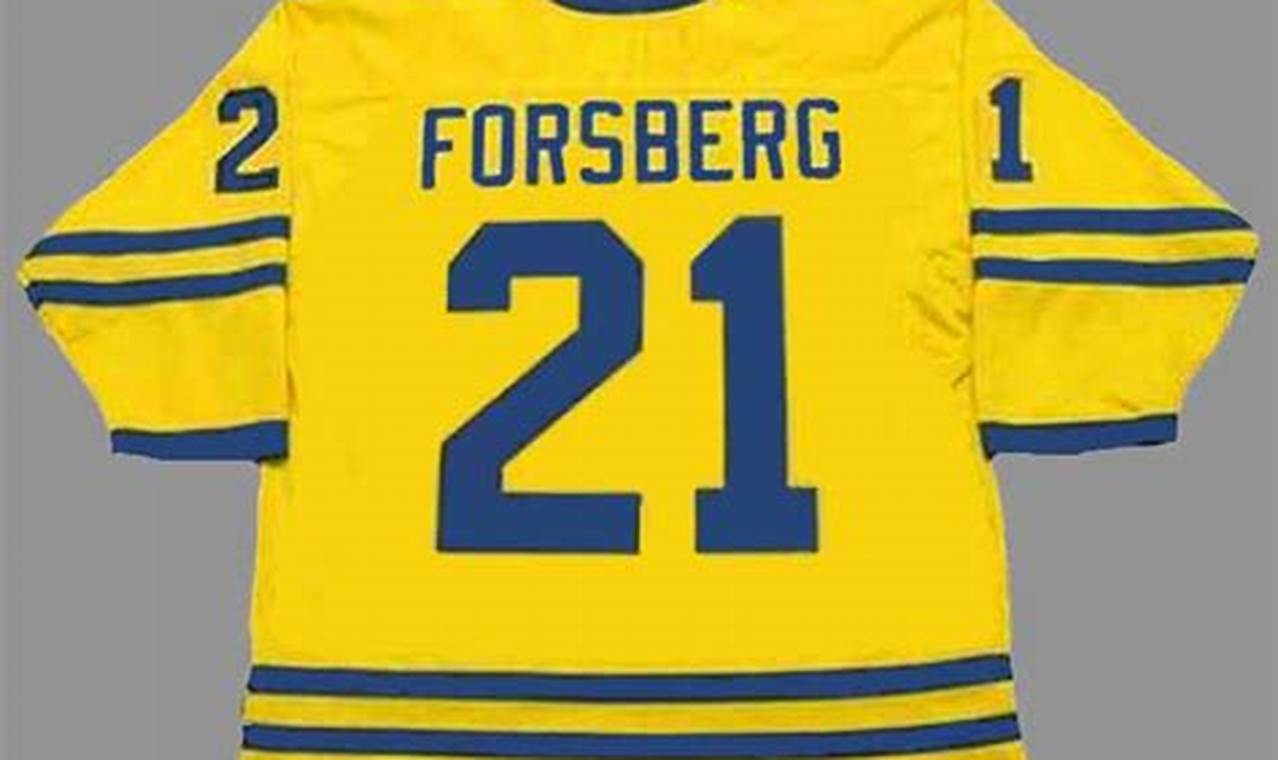 Own a Legend: Peter Forsberg Hockey Jersey & More! | Your Ultimate Source for Hockey Updates, Training Guides, and Equipment Recommendations