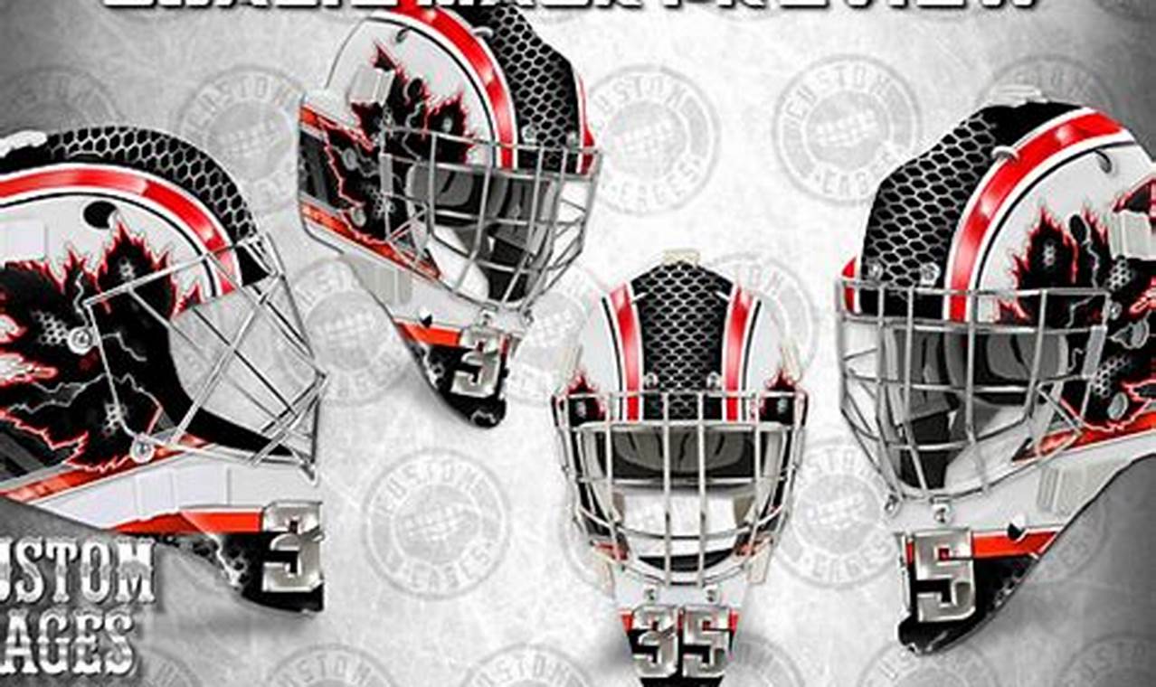 Custom Ice Hockey Goalie Mask Decals: Designs & More! | Your Ultimate Source for Hockey Updates, Training Guides, and Equipment Recommendations
