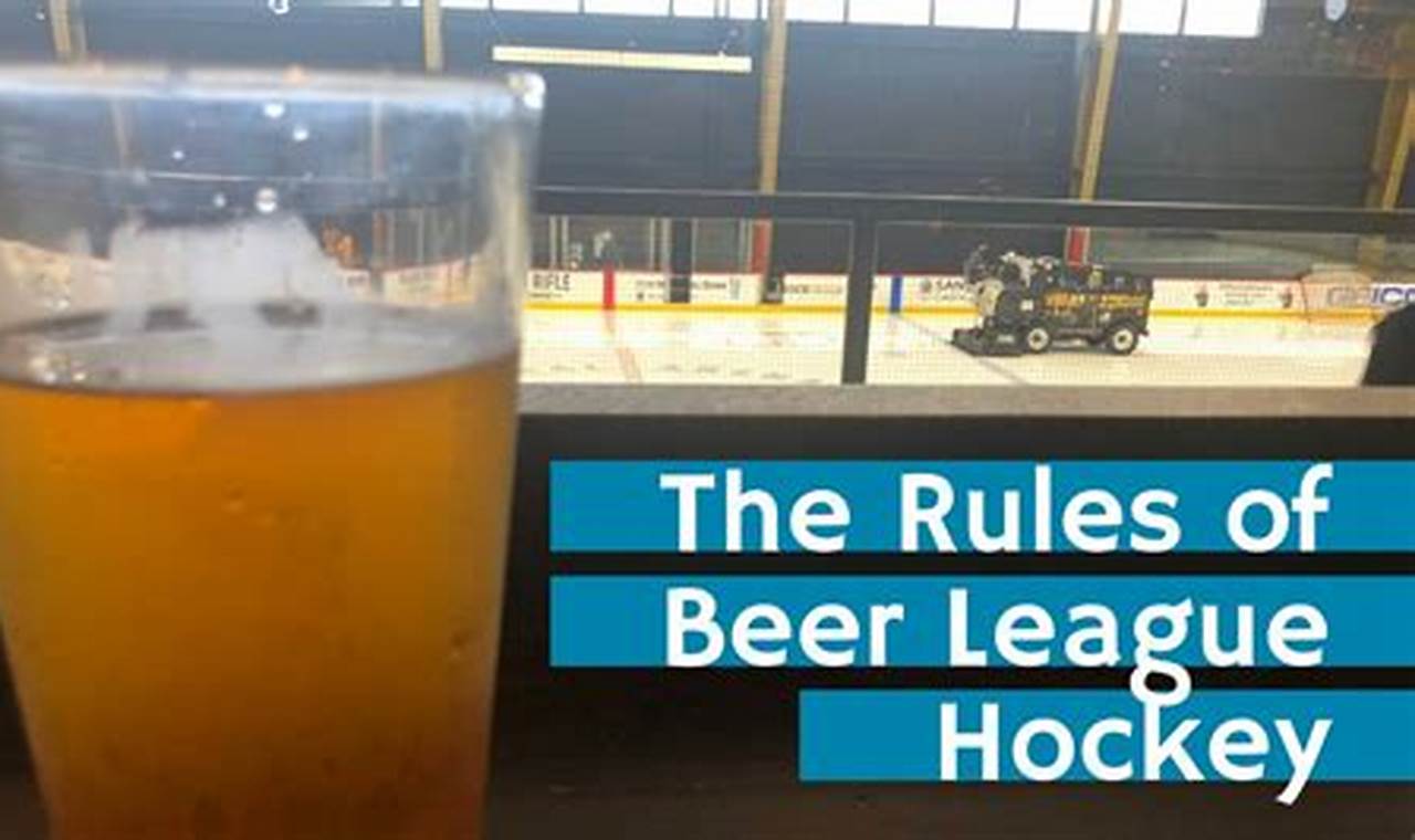The Perfect Beer & Hockey Pairing: Cheers to the Game! | Your Ultimate Source for Hockey Updates, Training Guides, and Equipment Recommendations