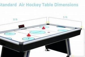 Full Size Air Hockey Table Dimensions: Complete Guide | Your Ultimate Source for Hockey Updates, Training Guides, and Equipment Recommendations