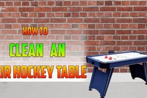 Easy How to Clean Air Hockey Table Guide: Keep it Slick! | Your Ultimate Source for Hockey Updates, Training Guides, and Equipment Recommendations