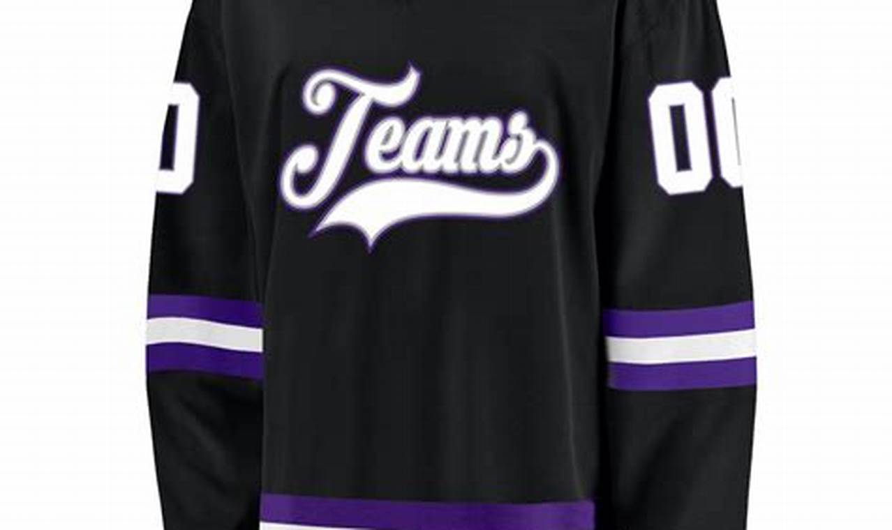 Best Black & Purple Hockey Jerseys: Styles & More! | Your Ultimate Source for Hockey Updates, Training Guides, and Equipment Recommendations