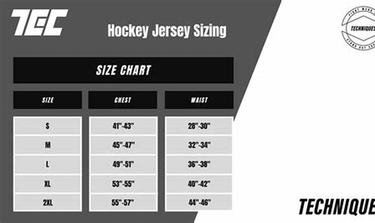 Find Your Fit: Hockey Jersey Sizing Chart Guide Your Ultimate Source for Hockey Updates, Training Guides, and Equipment Recommendations Find Your Fit: Hockey Jersey Sizing Chart Guide | Your Ultimate Source for Hockey Updates, Training Guides, and Equipment Recommendations