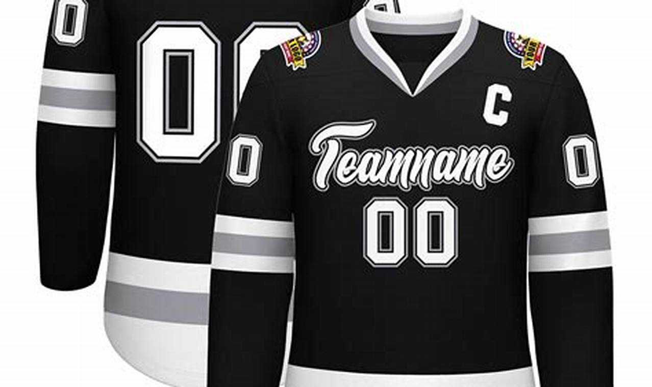 Shop Black & White Hockey Jerseys | Classic Look | Your Ultimate Source for Hockey Updates, Training Guides, and Equipment Recommendations