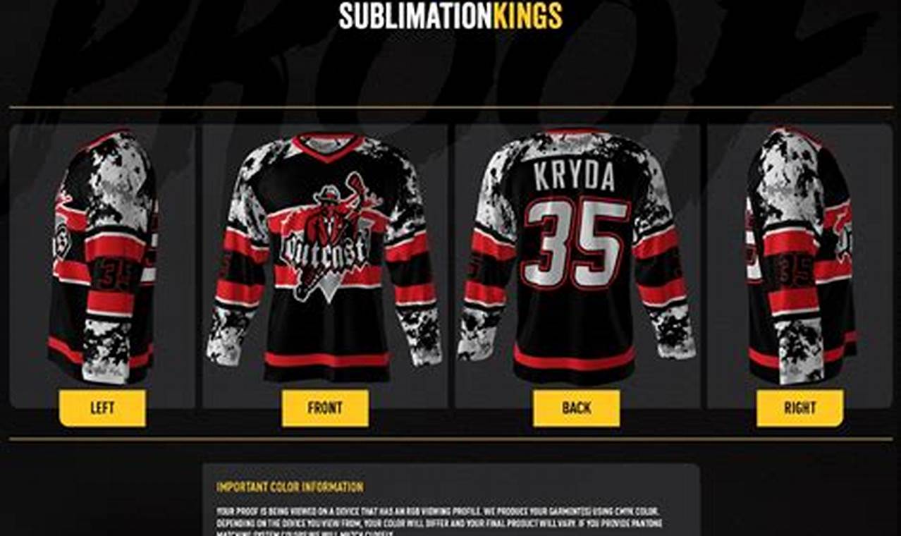 Custom Hockey Jersey Templates: Design Your Style! | Your Ultimate Source for Hockey Updates, Training Guides, and Equipment Recommendations