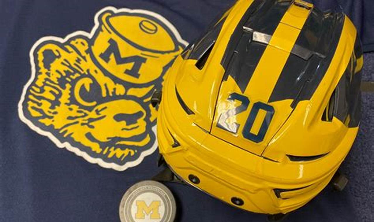 Buy Michigan Hockey Helmet Today | Secure Fit &amp; Style | Your Ultimate Source for Hockey Updates, Training Guides, and Equipment Recommendations