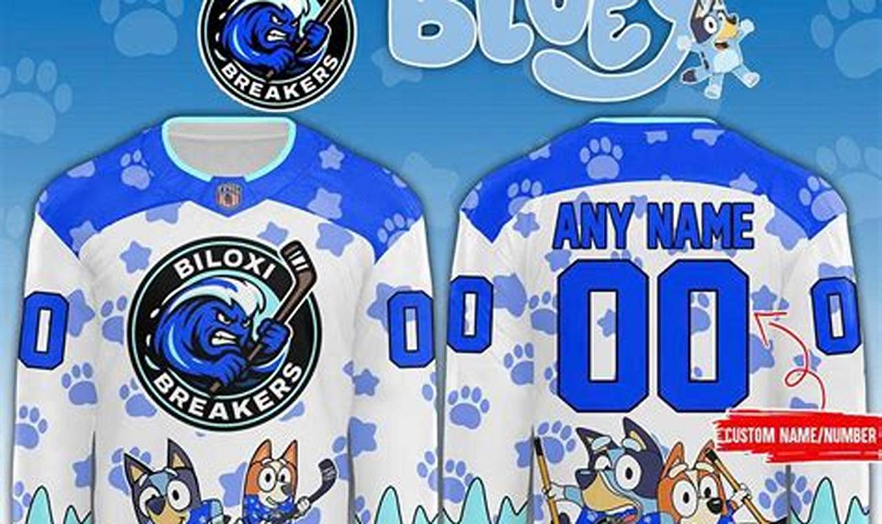 Shop the Best Bluey Hockey Jersey Today! Deals Await | Your Ultimate Source for Hockey Updates, Training Guides, and Equipment Recommendations