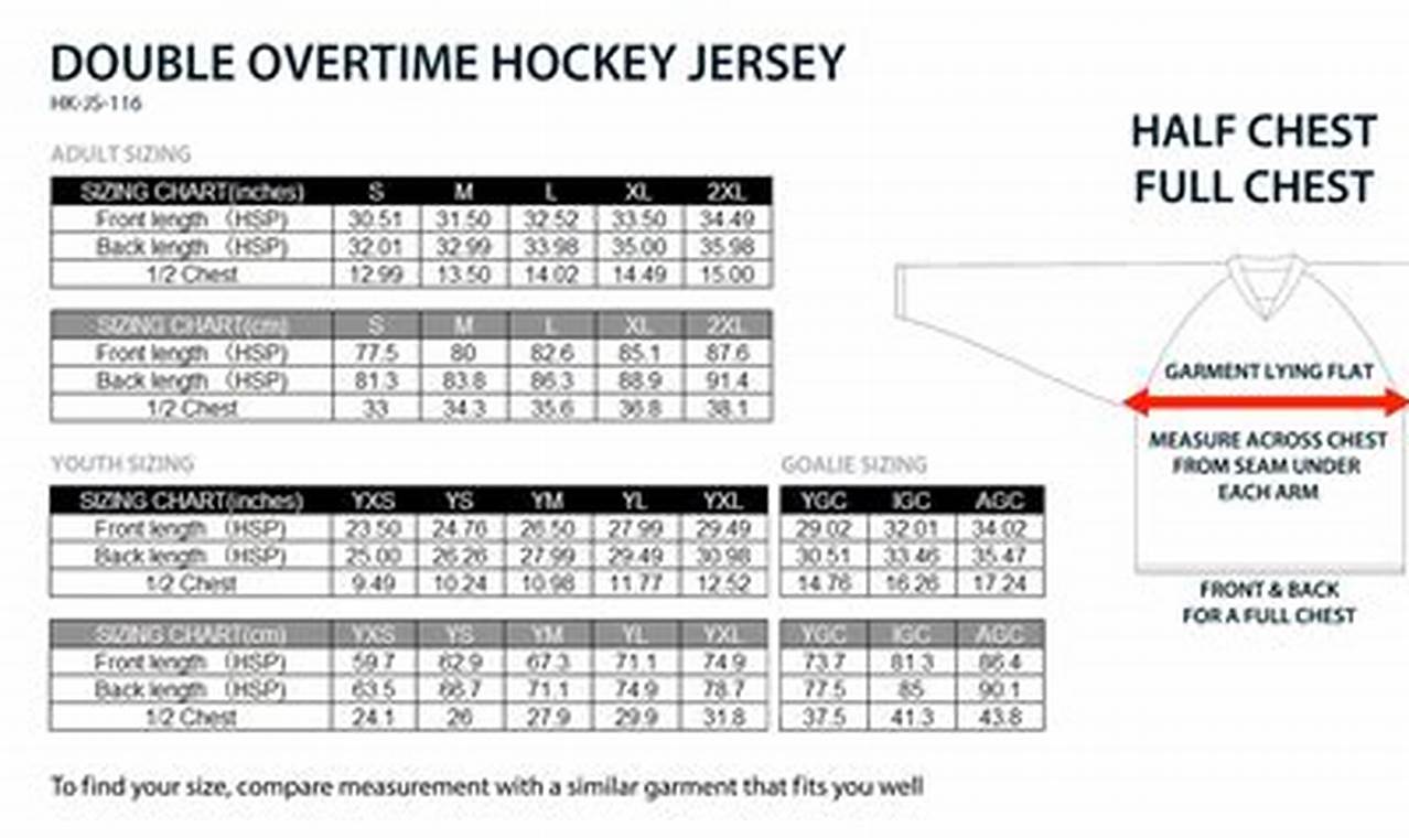 Size 52 Hockey Jersey: The Ultimate Fitting Guide | Your Ultimate Source for Hockey Updates, Training Guides, and Equipment Recommendations