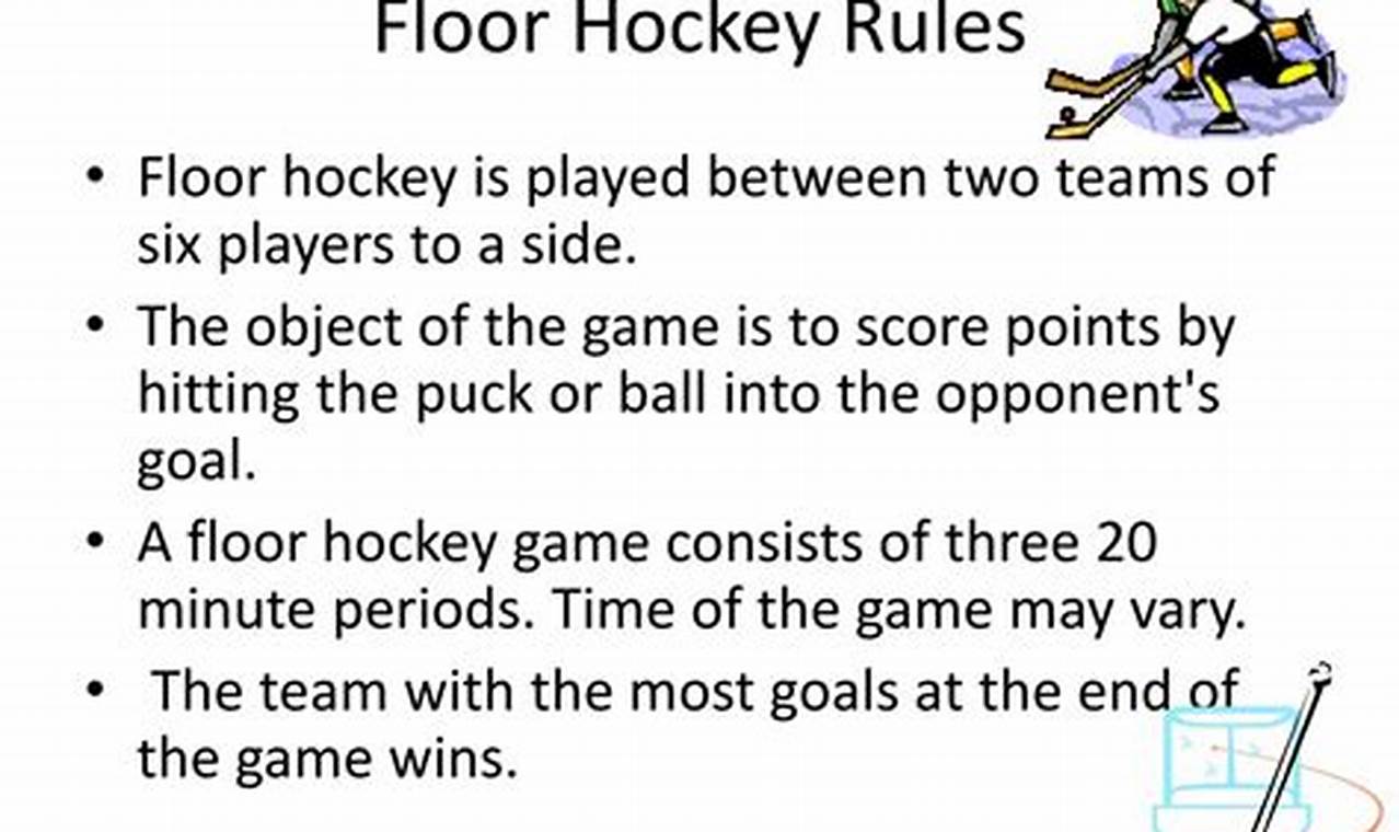 Beginner's Guide to Floor Hockey Rules + Tips! | Your Ultimate Source for Hockey Updates, Training Guides, and Equipment Recommendations