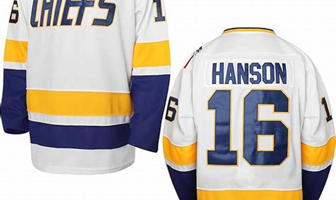 Buy Hanson Brothers Hockey Jersey: Chiefs Slap Shot Style! | Your Ultimate Source for Hockey Updates, Training Guides, and Equipment Recommendations